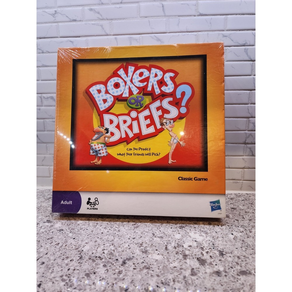 Boxers Or Briefs Board Game Unopened Brand New In Box Fun Adult Game By Hasbro